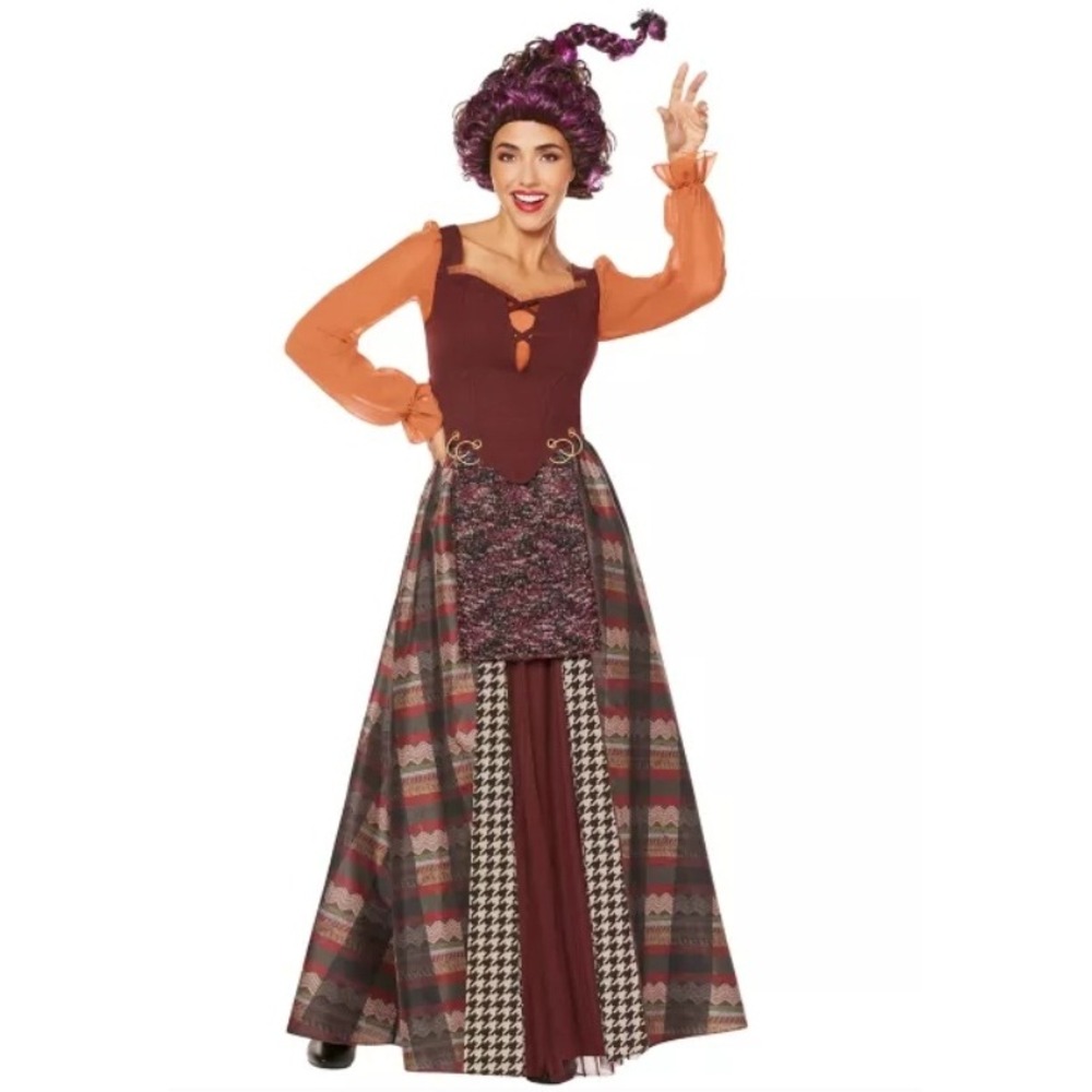 Spirit Disney Hocus Pocus Mary Sanderson Costume Dress S 4-6 Halloween No Wig